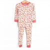 Turkeys and Treats Bamboo Pajama Set, Red