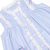 Bleu: Louise Applique Diaper Set, Blue