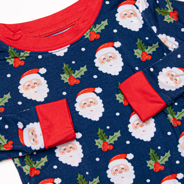 Doorbuster: Christmas Eve Bamboo Pajama Set, Blue