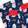 Christmas Eve Bamboo Pajama Set, Blue