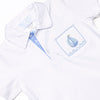 Bleu: Berkley Smocked Short Set, Blue
