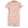 Turkeys and Treats Bamboo Pajama Short Set, Red