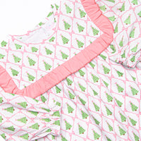 Forest of Firs Romper, Pink