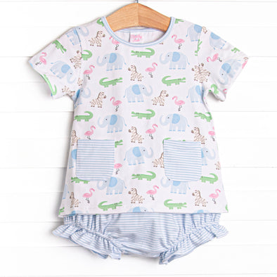 Zoo Park Pals Pocket Diaper Set, Blue
