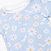 Daisy Daydream Bamboo Pajama Short Set, Blue