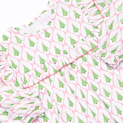 Forest of Firs Legging Set, Pink