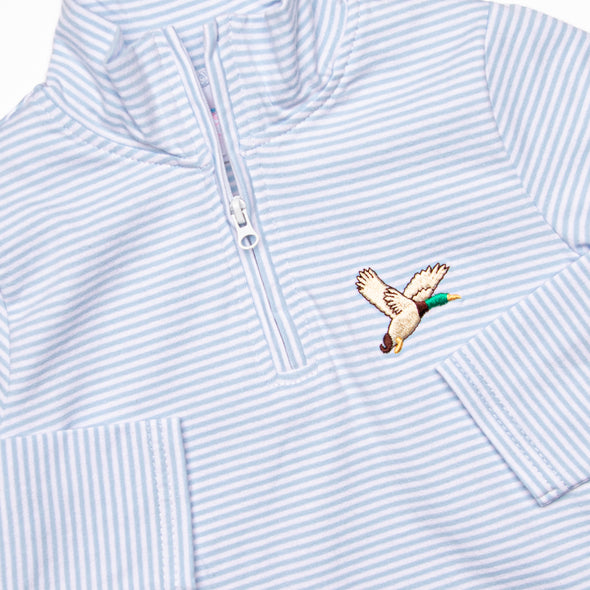 Doorbuster: Mallard Embroidered Pullover, Blue