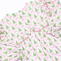 Forest of Firs Legging Set, Pink