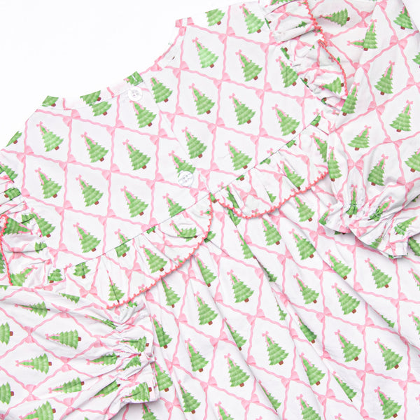 Forest of Firs Legging Set, Pink