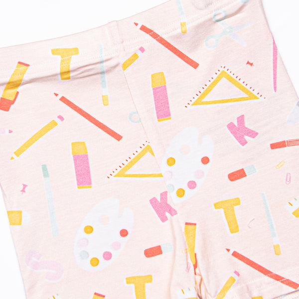 Playtime Projects Bamboo Pajama Short Set, Pink