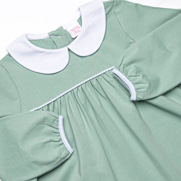 Sage and Stripes Legging Set, Green