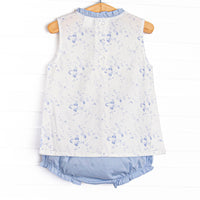 Wishing on Watercolors Diaper Set, Blue