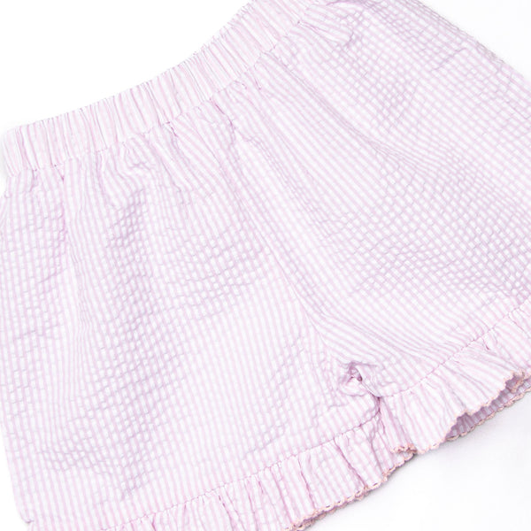 Bleu: Kennedy Ruffle Short Set, Pink