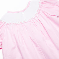 Charming Treats Smocked Legging Set, Pink Gingham
