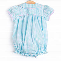 Brain Freeze Smocked Bubble, Blue