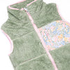 Farrah Floral Vest, Green