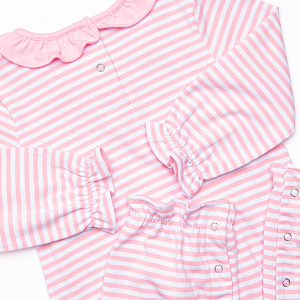 Tis the Season Applique Romper, Pink