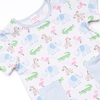 Zoo Park Pals Pocket Diaper Set, Blue