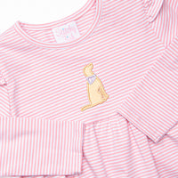 Happy Howls Applique Legging Set, Pink
