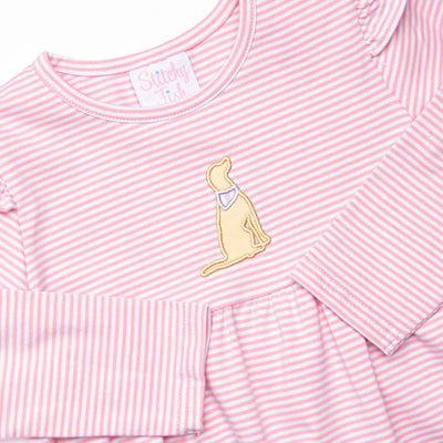 Happy Howls Applique Legging Set, Pink