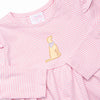 Happy Howls Applique Legging Set, Pink