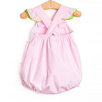 Dundee Darling Smocked Bubble, Pink