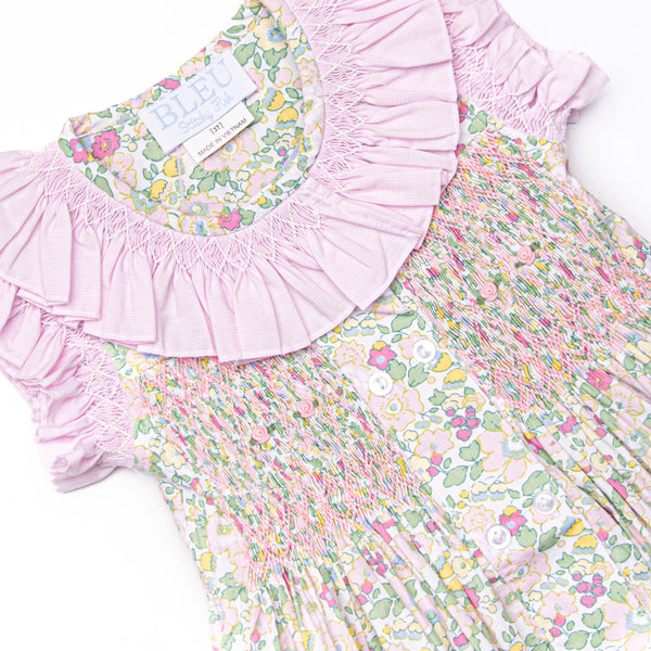 Bleu: Briar Smocked Dress, Pink