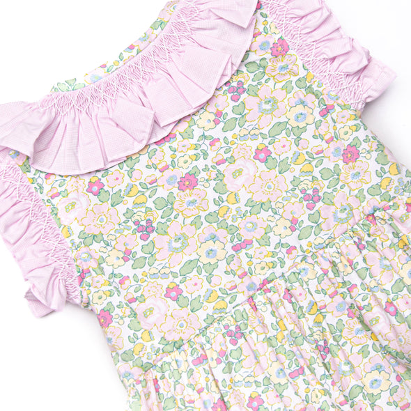 Bleu: Briar Smocked Dress, Pink