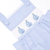 Bleu: Berkley Smocked Jon Jon, Blue