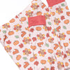 Turkeys and Treats Bamboo Pajama Set, Red