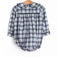 Bleu: Conrad Smocked Bubble, Blue