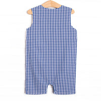 Life is a Highway Smocked Jon Jon, Blue