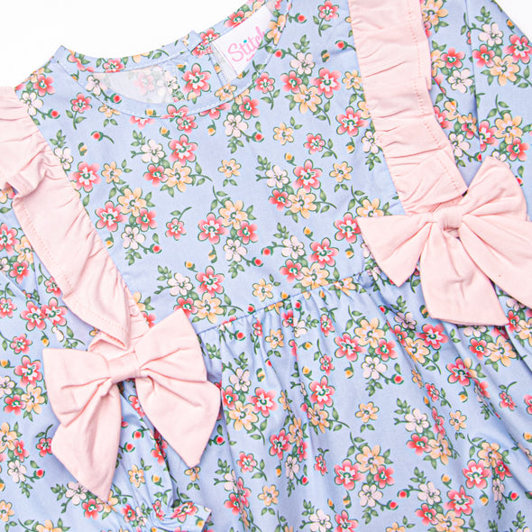 Frescos in Florence Diaper Set, Blue