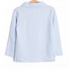 Jolly St. Nick Applique Polo,  Blue