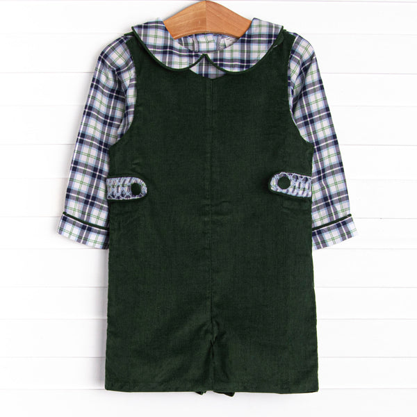 Bleu: Conrad Smocked Shortall, Blue