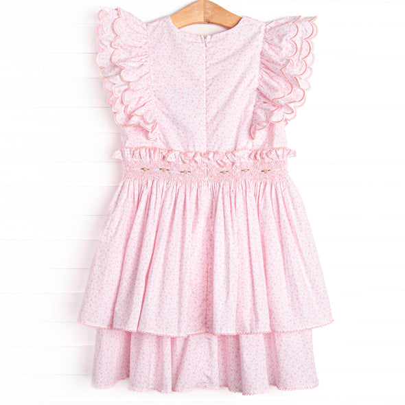 Bleu: Merritt Smocked Dress, Pink