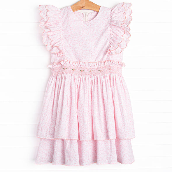 Bleu: Merritt Smocked Dress, Pink