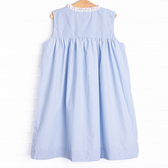 Bleu: Louise Applique Dress, Blue