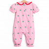 All Wrapped Up Embroidered Romper, Pink