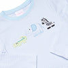 Zoo Park Pals Applique Pant Set, Blue