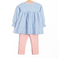 Path to the Primrose Legging Set, Blue