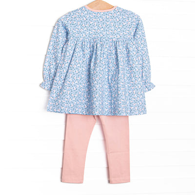 Path to the Primrose Legging Set, Blue