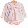 Peachy Petals Diaper Set, Pink
