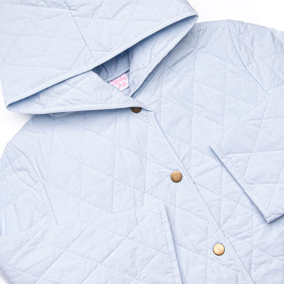 Rosemary Quilted Coat, Blue
