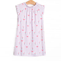 Flirty Flamingo Bamboo Night Gown, Pink