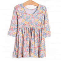 Island Blooms Bamboo Play Dress, Green