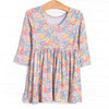 Island Blooms Bamboo Play Dress, Green