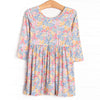Island Blooms Bamboo Play Dress, Green