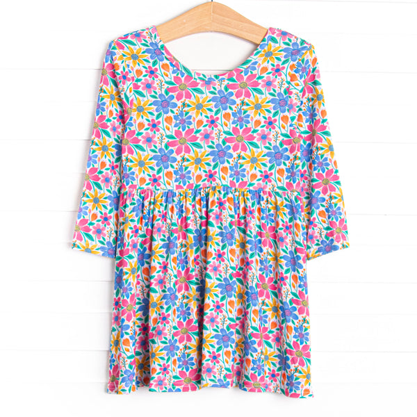 Groovy Garden Bamboo Play Dress, Purple