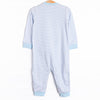 Splish Splash Applique Romper, Blue